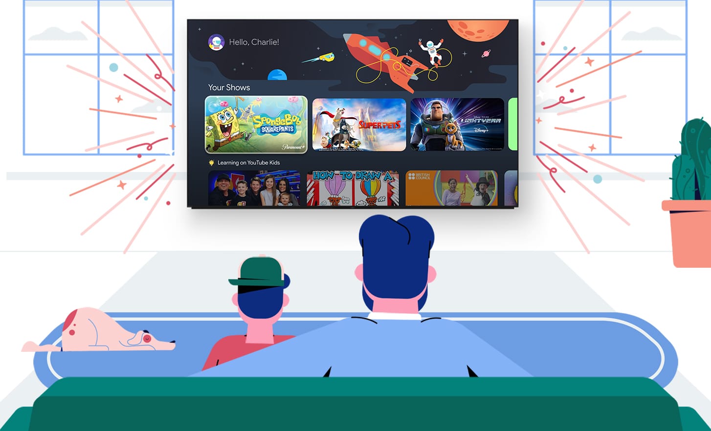 Kids mode for Google TV
